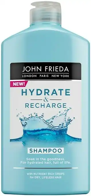 Priceline John Frieda Hydrate & Recharge Shampoo 250mL offer