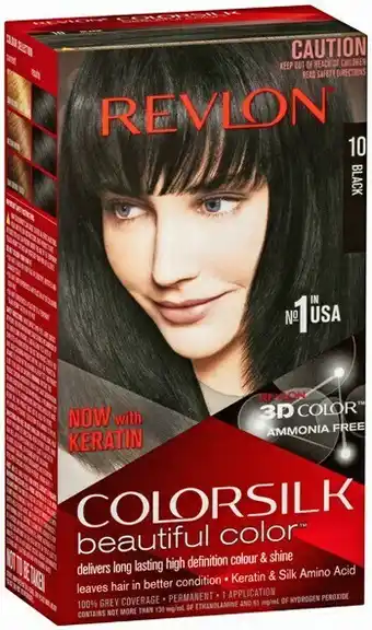 Priceline Revlon Colorsilk 10 Black 130mL offer