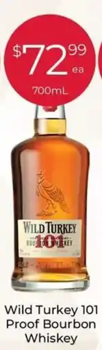 Porters Wild turkey 101 proof bourbon whiskey offer