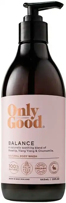 Priceline Only Good Balance Body Wash 445mL offer