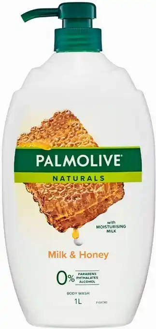 Priceline Palmolive Naturals Body Wash with Milk & Honey Extracts 1 Litre offer