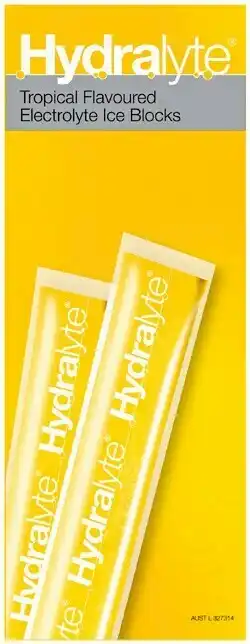 Priceline Hydralyte Tropical Flavoured Electrolyte Ice Blocks offer