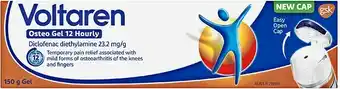 Priceline Voltaren Osteo Gel 12 Hourly 150g offer