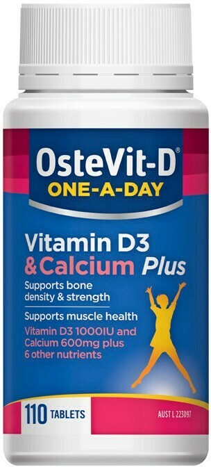 Priceline Ostevit D Vitamin D3 & Calcium Plus 110 Tablets offer