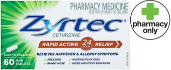 Priceline Zyrtec® 60 Tablets offer