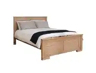 LivingStyles Quintus Mountain Ash Timber Bed, King offer