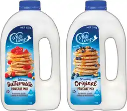IGA White Wings Pancake Mix 325‑350g Selected Varieties offer