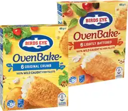 IGA Birds Eye Oven Bake Fish Fillets Selected Varieties offer