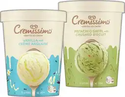 IGA Streets Cremissimo Ice Cream Selected Varieties offer