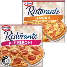 IGA Dr. Oetker Ristorante Pizza 310‑390g Selected Varieties offer