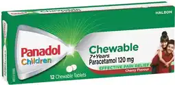 IGA Panadol Children 7+ Years Chewable Paracetamol Tablets offer