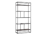 LivingStyles Harison Metal Display Shelf, Antique Copper offer