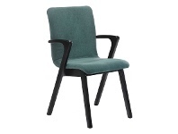 LivingStyles Fleur Commercial Grade Fabirc & Timber Dining Chair offer