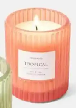 Kmart Tropical Glass Candle offer