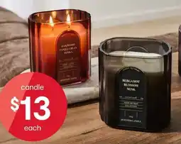 Kmart Oakwood Home Retreat Glass Candle offer