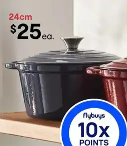 Kmart Cast Iron Casserole - Navy offer