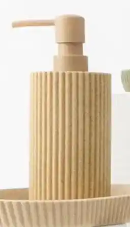 Kmart Natural Fluted Soap Dispenser offer