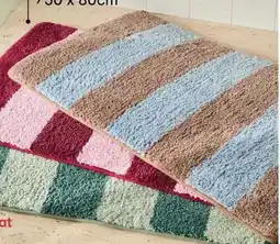 Kmart Memory Foam Bath Mat - Brown Stripe offer