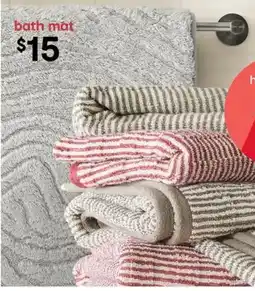 Kmart Memory Foam Bath Mat - Grey Wave offer