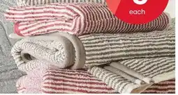 Kmart Micro Stripe Cotton Hand Towel - Port offer