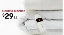 Kmart Fitted Electric Blanket - Single Bed, White offer