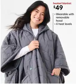 Kmart Wearable Heated Blanket offer