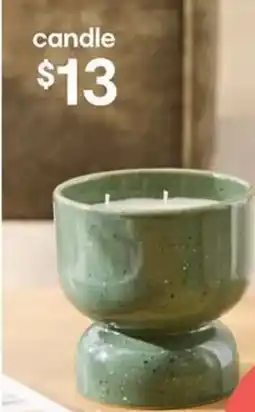 Kmart Rounded Pedestal Candle offer