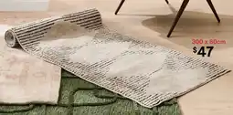 Kmart Tufted Diamond Runner offer