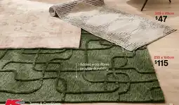 Kmart Leslie Loop Wool Blend Rug - Green, Large offer