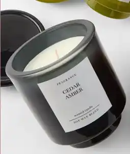 Kmart Navy Glass Candle offer