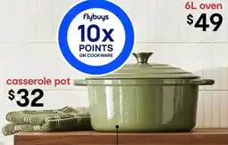Kmart Cast Iron Casserole - Green offer