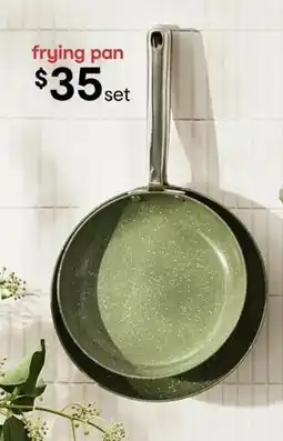 Kmart Ceramic Coated Fry Pans - Green offer