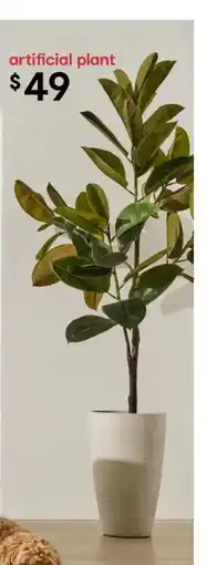 Kmart Extra Large Artificial Rubber Tree offer