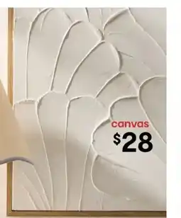 Kmart Textured Shell Framed Canvas offer