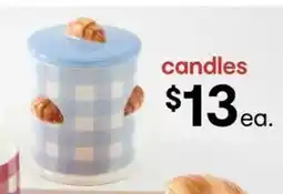 Kmart Brunch Club Croissant Check Candle offer