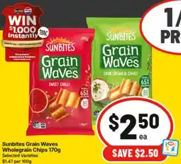 IGA Grain Waves Wholegrain Chips offer