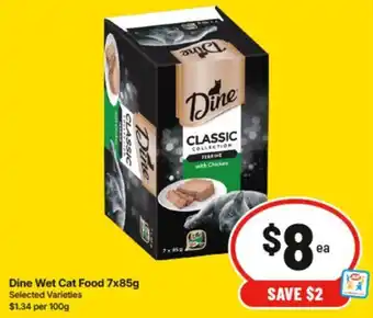 IGA Dine Wet Cat Food offer