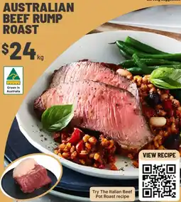 IGA Beef Rump Roast offer