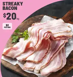 IGA Streaky bacon offer