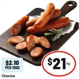 IGA Chorizo offer