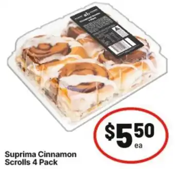 IGA Cinnamon Scrolls offer