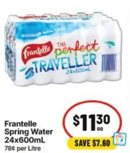 IGA Frantelle Spring Water offer