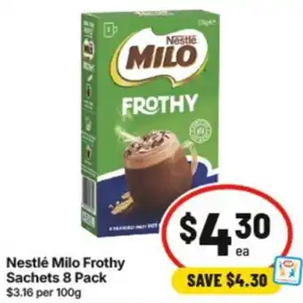 Milo Frothy Sachets