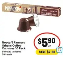 IGA Farmers Origins Coffee Capsules offer