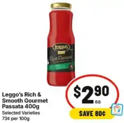 IGA Rich & Smooth Gourmet Passata offer