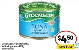 IGA Tuna Chunks in Springwater offer