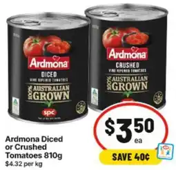 IGA Diced or Crushed Tomatoes offer