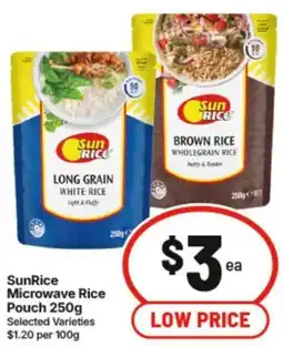 IGA Microwave Rice Pouch offer