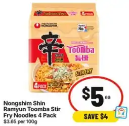 IGA Ramyun Toomba Stir Fry Noodles offer