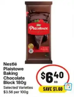 IGA Plaistowe Baking Chocolate Block offer
